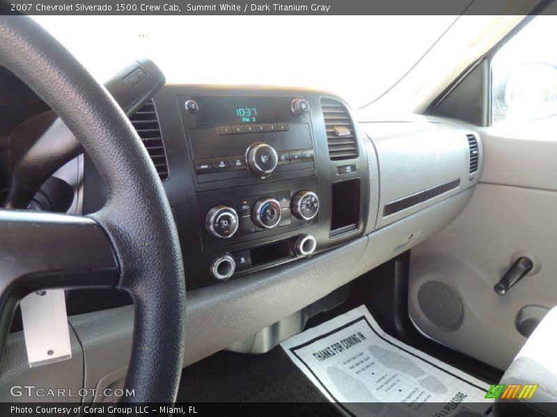 Summit White / Dark Titanium Gray 2007 Chevrolet Silverado 1500 Crew Cab
