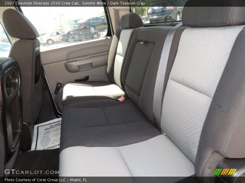 Summit White / Dark Titanium Gray 2007 Chevrolet Silverado 1500 Crew Cab