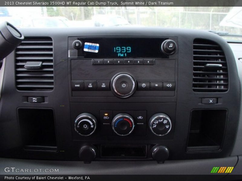 Controls of 2013 Silverado 3500HD WT Regular Cab Dump Truck