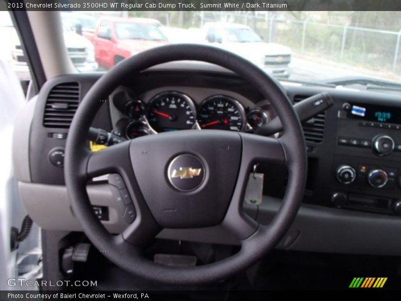  2013 Silverado 3500HD WT Regular Cab Dump Truck Steering Wheel
