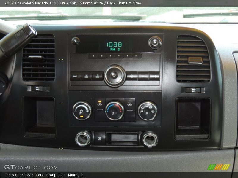 Summit White / Dark Titanium Gray 2007 Chevrolet Silverado 1500 Crew Cab