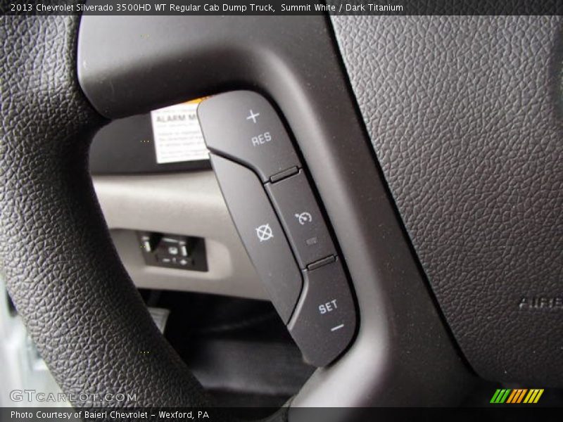 Controls of 2013 Silverado 3500HD WT Regular Cab Dump Truck