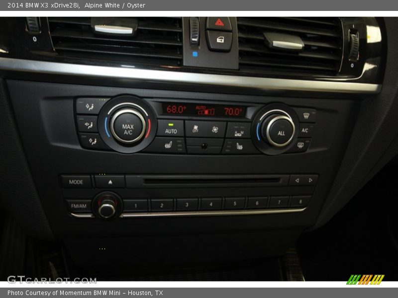 Controls of 2014 X3 xDrive28i