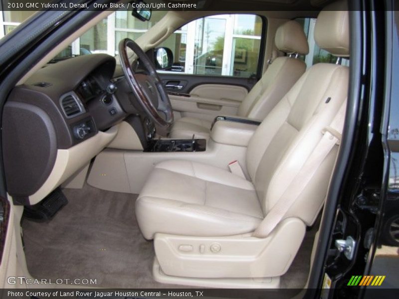 Onyx Black / Cocoa/Light Cashmere 2010 GMC Yukon XL Denali