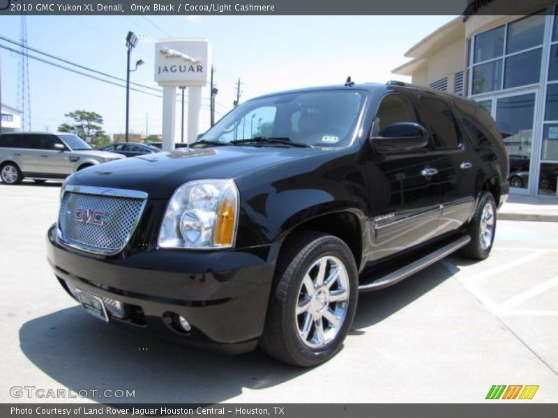 Onyx Black / Cocoa/Light Cashmere 2010 GMC Yukon XL Denali