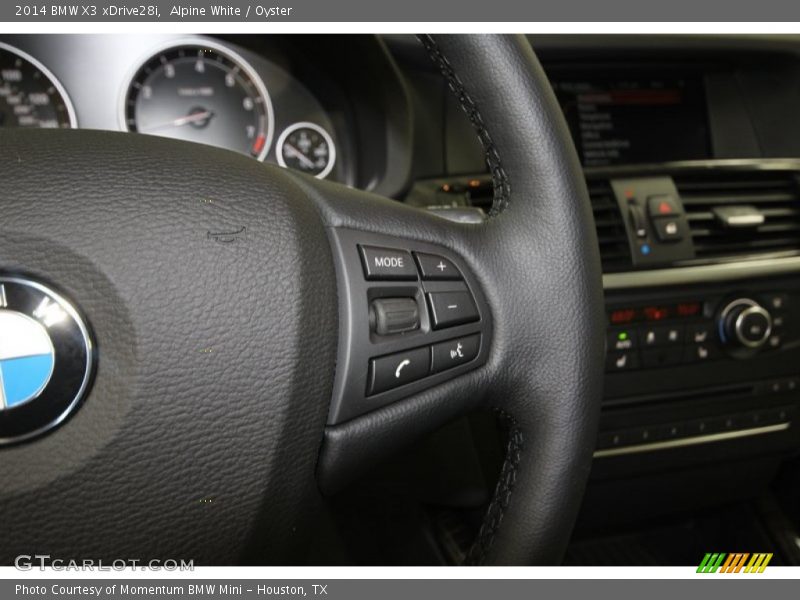 Controls of 2014 X3 xDrive28i