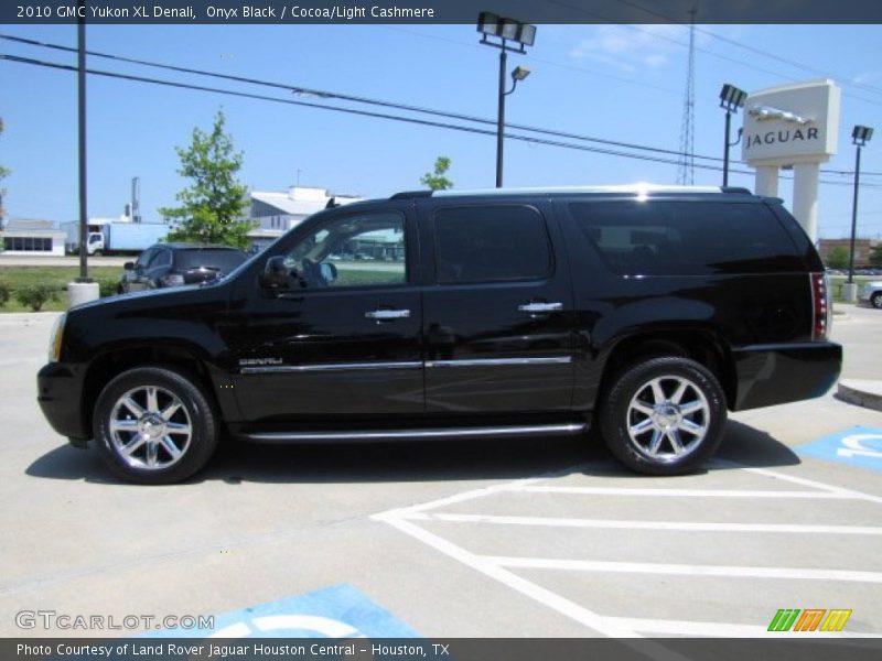 Onyx Black / Cocoa/Light Cashmere 2010 GMC Yukon XL Denali