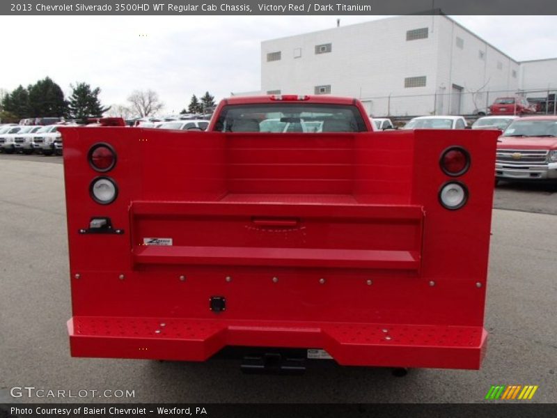 Victory Red / Dark Titanium 2013 Chevrolet Silverado 3500HD WT Regular Cab Chassis