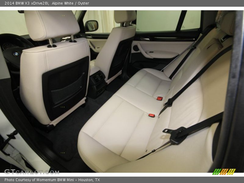 Rear Seat of 2014 X3 xDrive28i