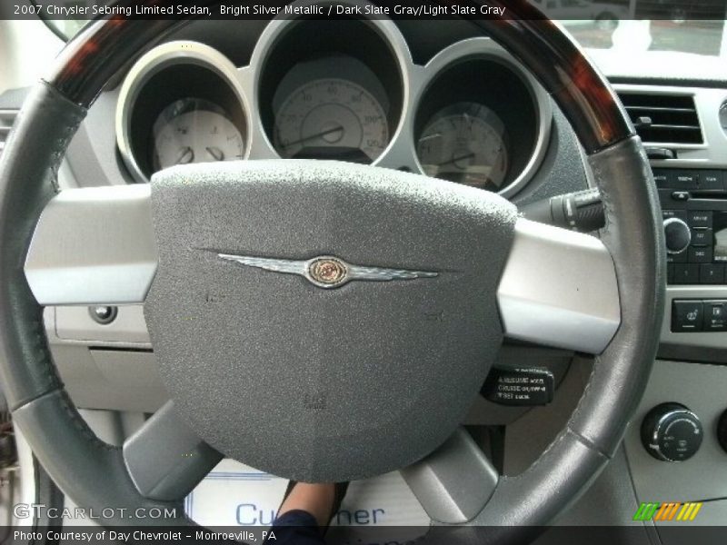 Bright Silver Metallic / Dark Slate Gray/Light Slate Gray 2007 Chrysler Sebring Limited Sedan