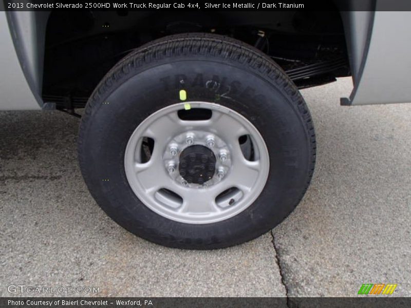 Silver Ice Metallic / Dark Titanium 2013 Chevrolet Silverado 2500HD Work Truck Regular Cab 4x4