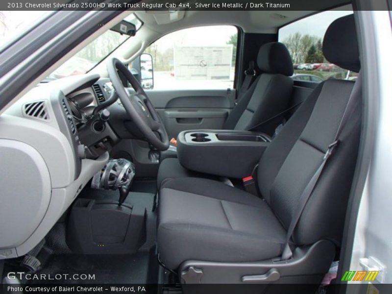 Silver Ice Metallic / Dark Titanium 2013 Chevrolet Silverado 2500HD Work Truck Regular Cab 4x4