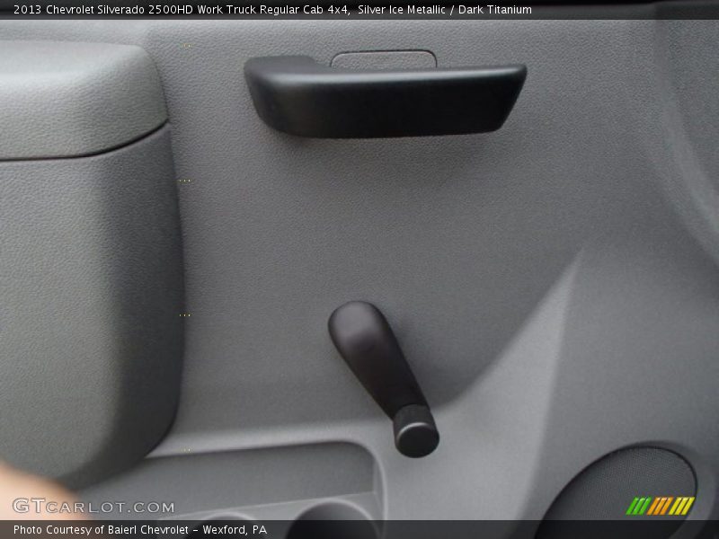 Silver Ice Metallic / Dark Titanium 2013 Chevrolet Silverado 2500HD Work Truck Regular Cab 4x4