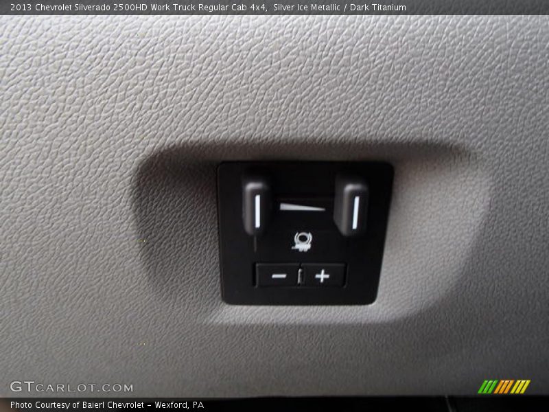 Silver Ice Metallic / Dark Titanium 2013 Chevrolet Silverado 2500HD Work Truck Regular Cab 4x4