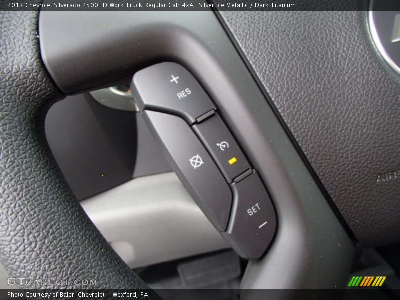 Silver Ice Metallic / Dark Titanium 2013 Chevrolet Silverado 2500HD Work Truck Regular Cab 4x4
