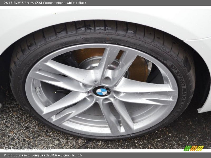 Alpine White / Black 2013 BMW 6 Series 650i Coupe