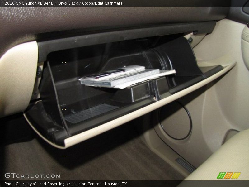 Onyx Black / Cocoa/Light Cashmere 2010 GMC Yukon XL Denali