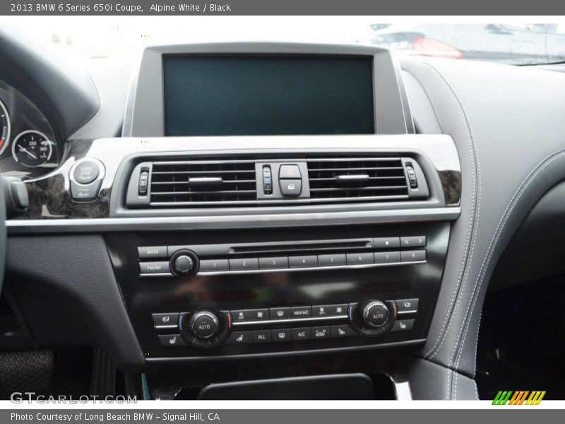 Alpine White / Black 2013 BMW 6 Series 650i Coupe