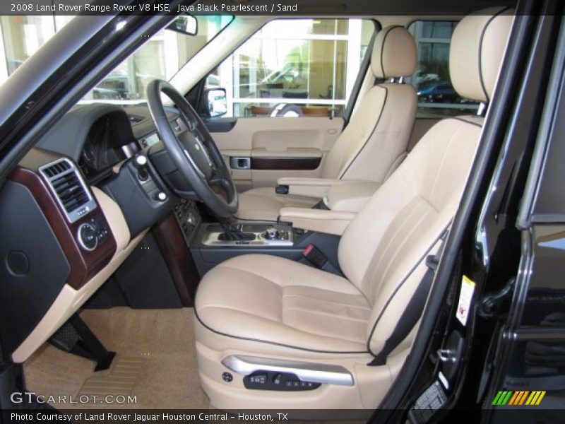 Java Black Pearlescent / Sand 2008 Land Rover Range Rover V8 HSE