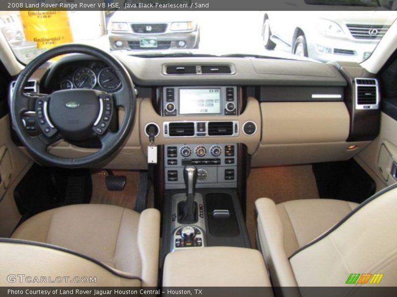 Java Black Pearlescent / Sand 2008 Land Rover Range Rover V8 HSE