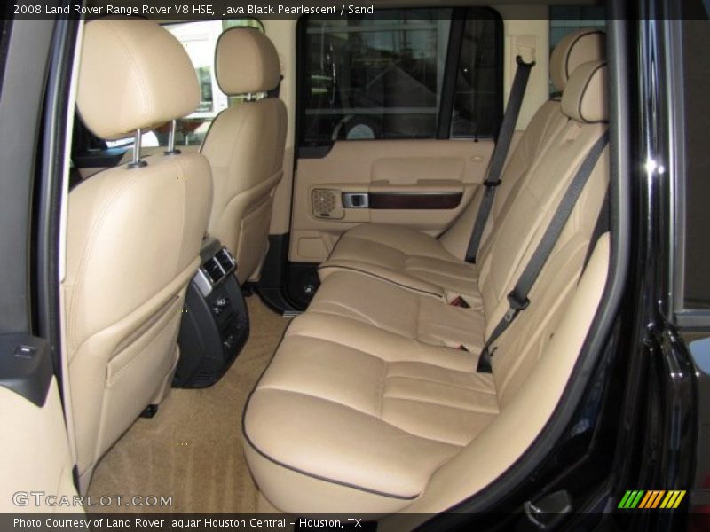 Java Black Pearlescent / Sand 2008 Land Rover Range Rover V8 HSE