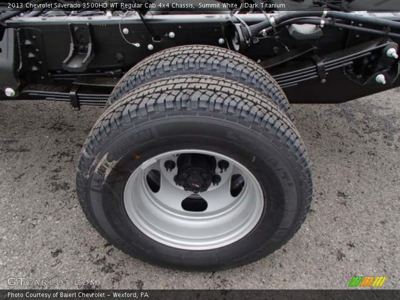 Summit White / Dark Titanium 2013 Chevrolet Silverado 3500HD WT Regular Cab 4x4 Chassis