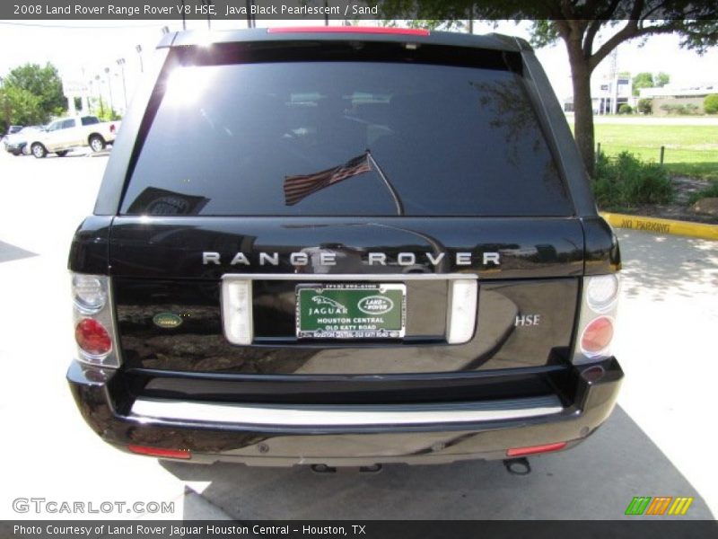Java Black Pearlescent / Sand 2008 Land Rover Range Rover V8 HSE