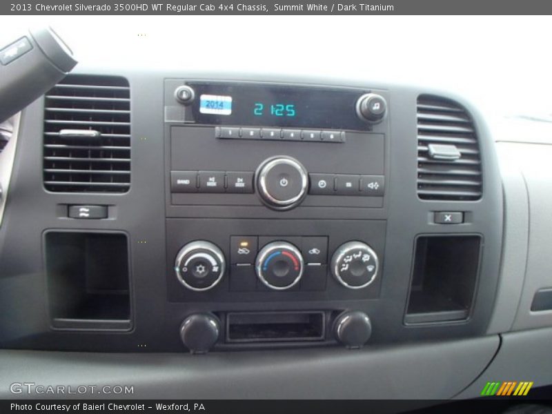 Summit White / Dark Titanium 2013 Chevrolet Silverado 3500HD WT Regular Cab 4x4 Chassis