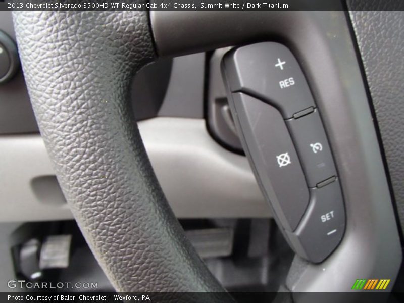 Summit White / Dark Titanium 2013 Chevrolet Silverado 3500HD WT Regular Cab 4x4 Chassis
