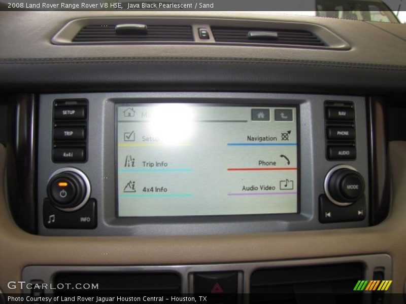 Java Black Pearlescent / Sand 2008 Land Rover Range Rover V8 HSE