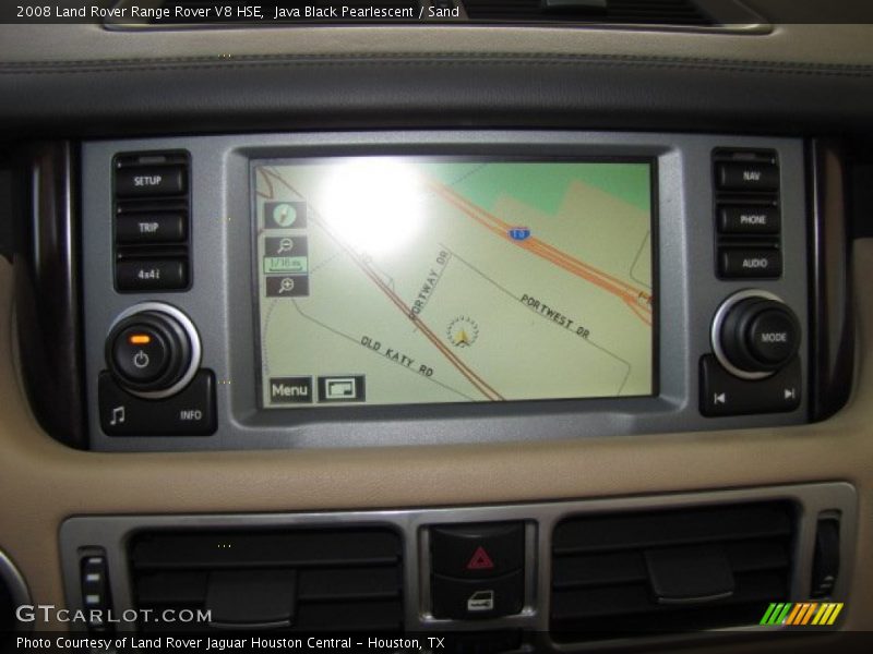 Java Black Pearlescent / Sand 2008 Land Rover Range Rover V8 HSE