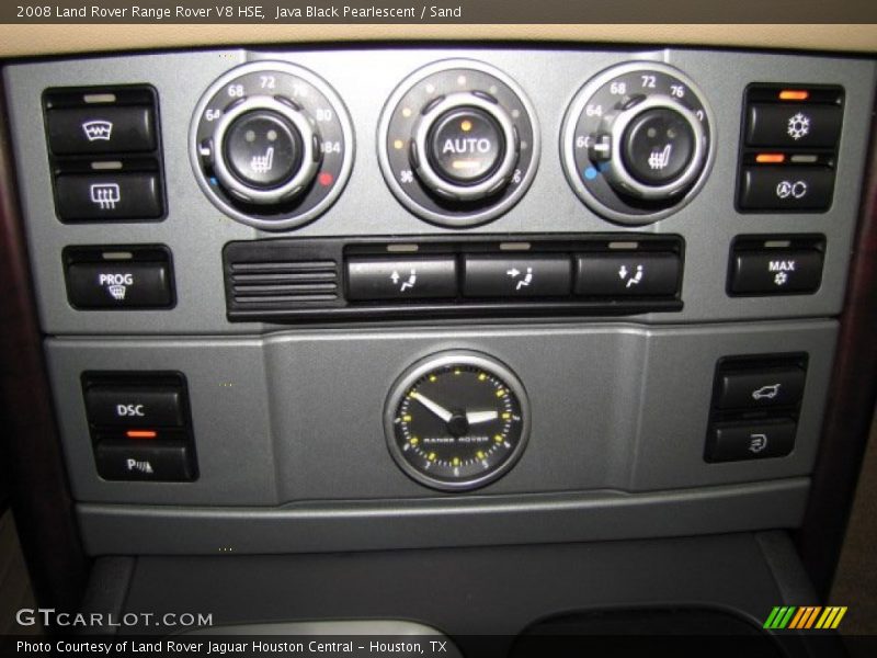Java Black Pearlescent / Sand 2008 Land Rover Range Rover V8 HSE
