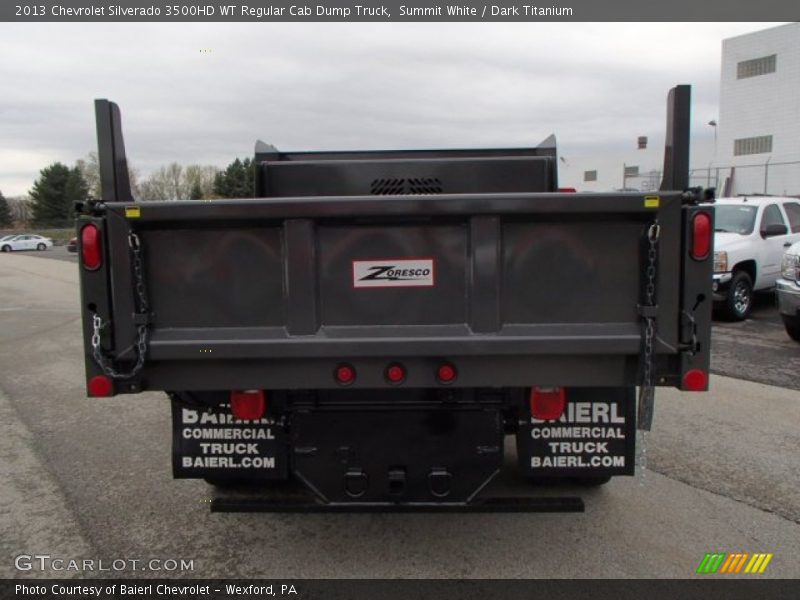 Summit White / Dark Titanium 2013 Chevrolet Silverado 3500HD WT Regular Cab Dump Truck