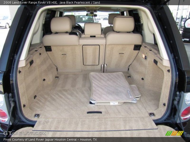 Java Black Pearlescent / Sand 2008 Land Rover Range Rover V8 HSE