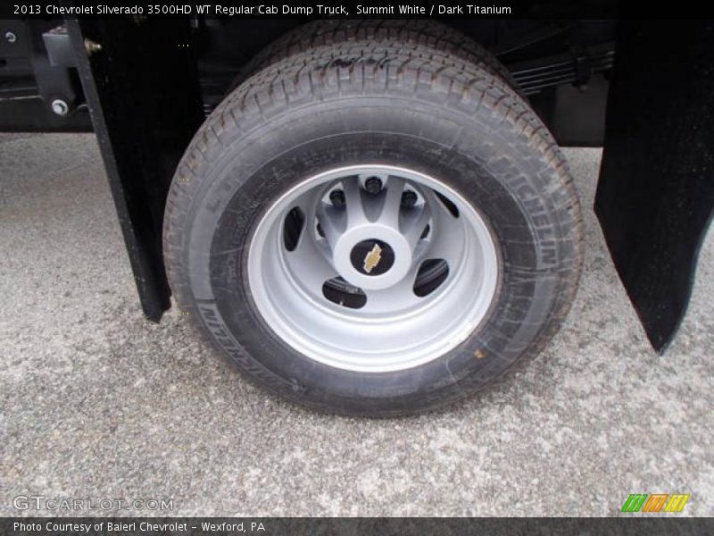 Summit White / Dark Titanium 2013 Chevrolet Silverado 3500HD WT Regular Cab Dump Truck