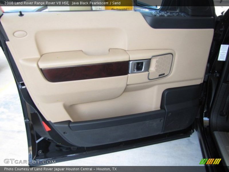 Java Black Pearlescent / Sand 2008 Land Rover Range Rover V8 HSE