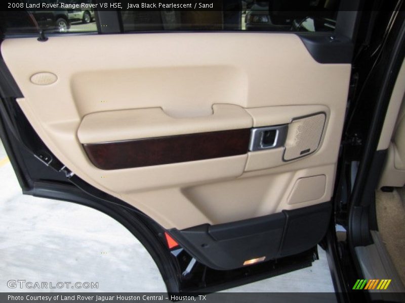 Java Black Pearlescent / Sand 2008 Land Rover Range Rover V8 HSE