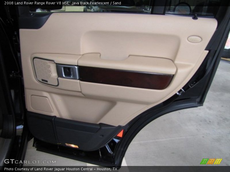 Java Black Pearlescent / Sand 2008 Land Rover Range Rover V8 HSE