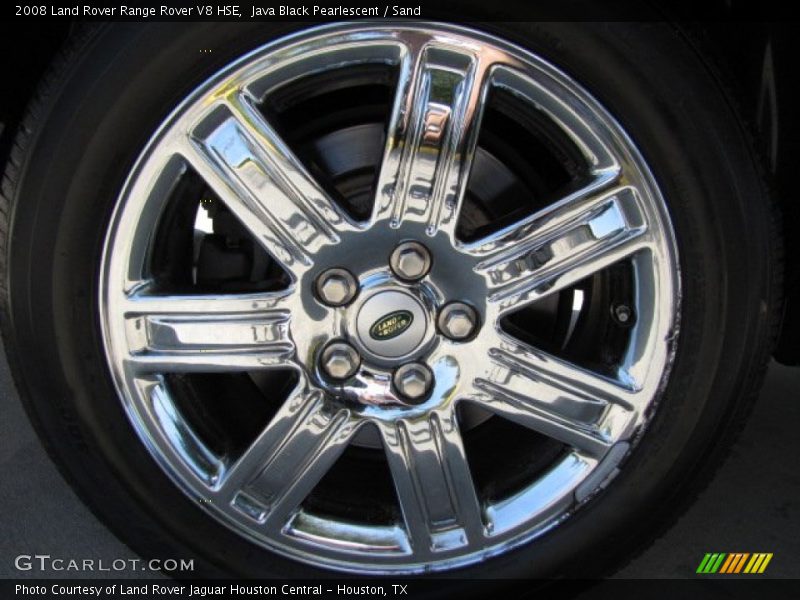 Java Black Pearlescent / Sand 2008 Land Rover Range Rover V8 HSE
