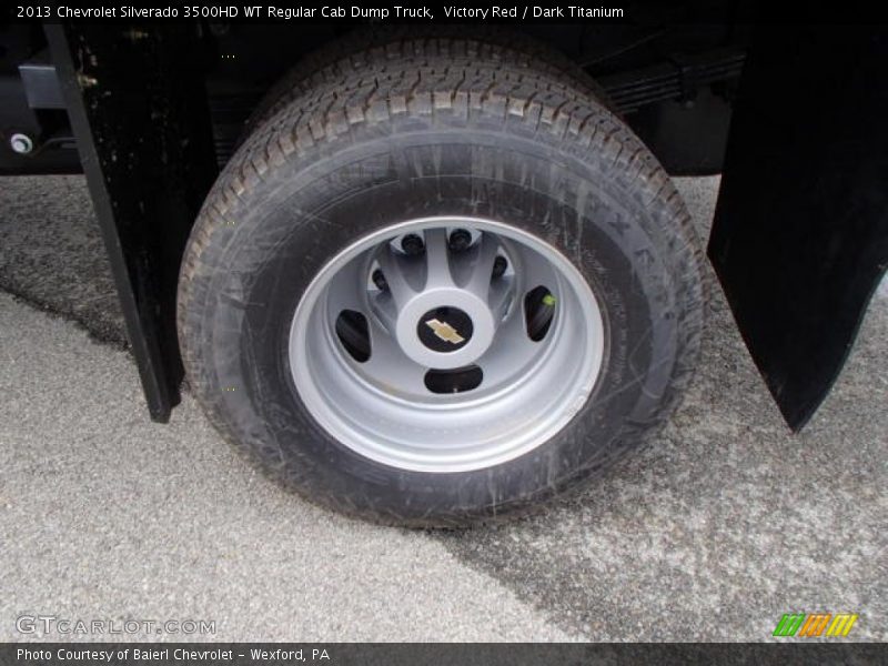 Victory Red / Dark Titanium 2013 Chevrolet Silverado 3500HD WT Regular Cab Dump Truck