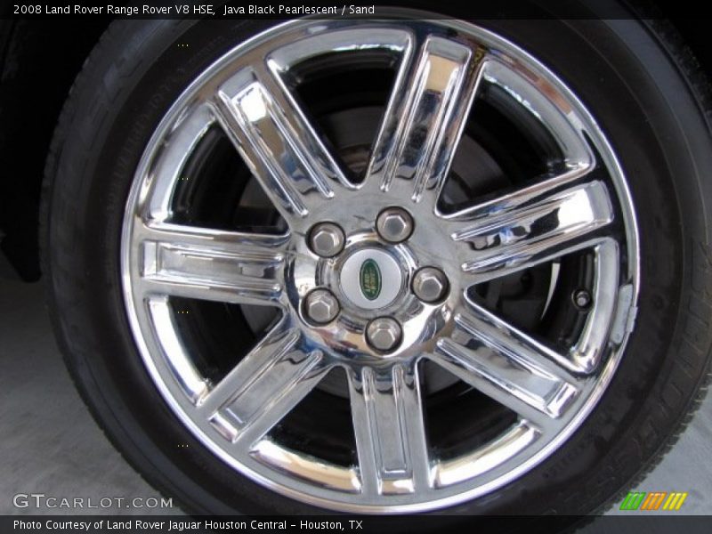 Java Black Pearlescent / Sand 2008 Land Rover Range Rover V8 HSE