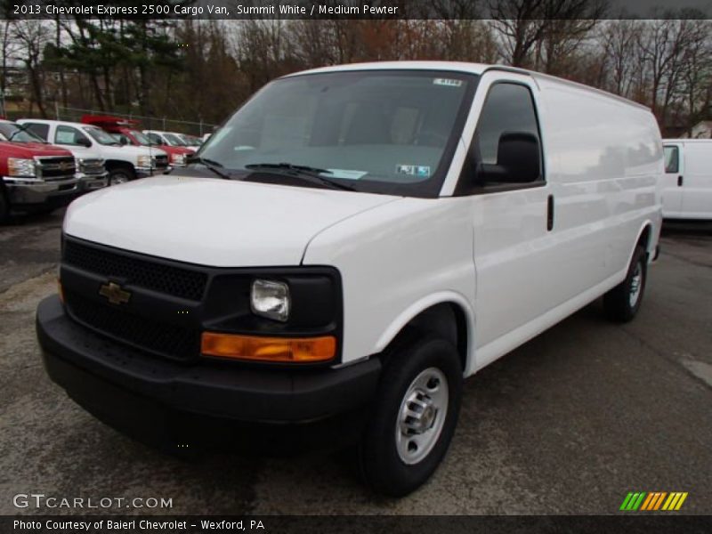 Summit White / Medium Pewter 2013 Chevrolet Express 2500 Cargo Van