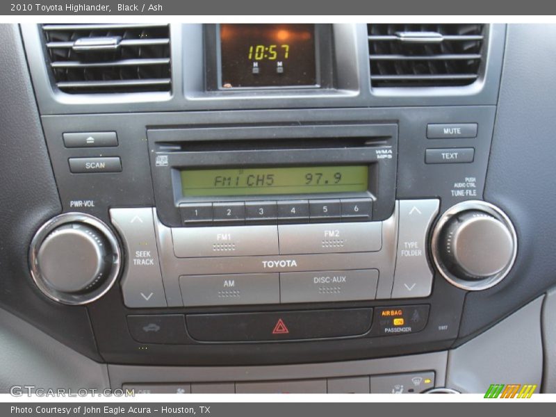 Black / Ash 2010 Toyota Highlander