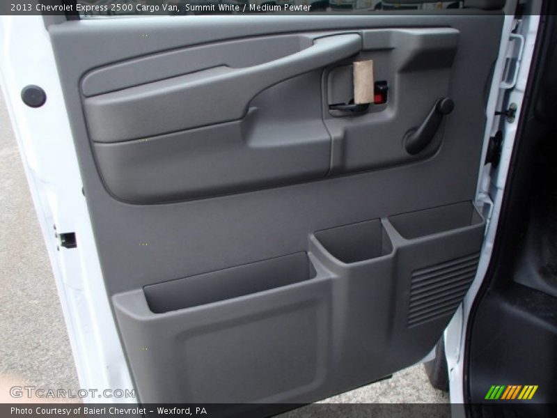 Summit White / Medium Pewter 2013 Chevrolet Express 2500 Cargo Van