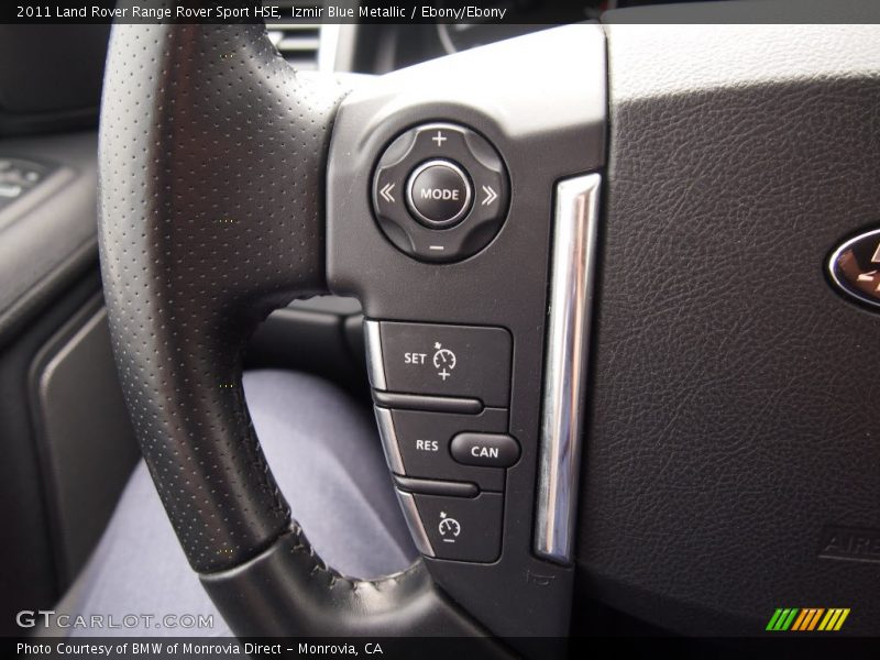 Controls of 2011 Range Rover Sport HSE