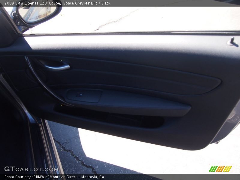Space Grey Metallic / Black 2009 BMW 1 Series 128i Coupe