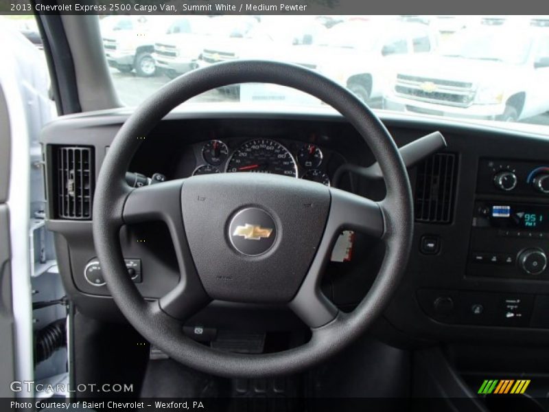 Summit White / Medium Pewter 2013 Chevrolet Express 2500 Cargo Van