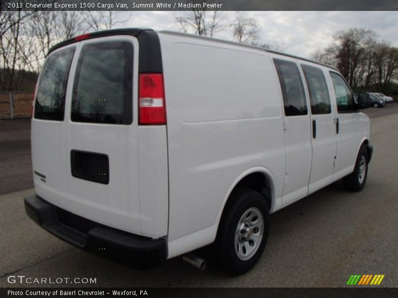 Summit White / Medium Pewter 2013 Chevrolet Express 1500 Cargo Van