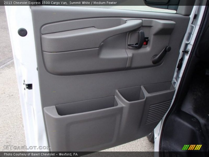 Summit White / Medium Pewter 2013 Chevrolet Express 1500 Cargo Van