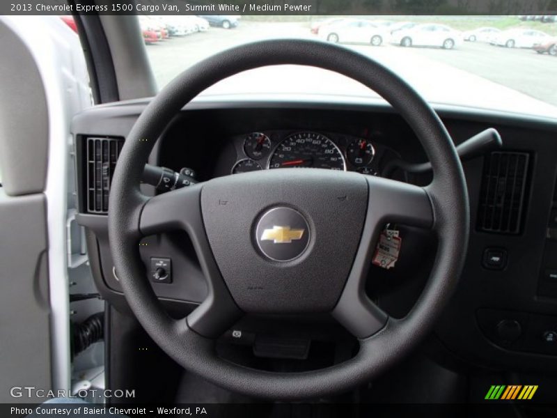 Summit White / Medium Pewter 2013 Chevrolet Express 1500 Cargo Van
